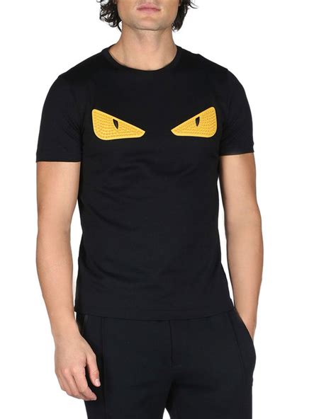 fendi monster eye t shirt|fendi eyes t shirt men's.